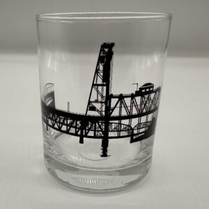 Steel Bridge Rocks Glass